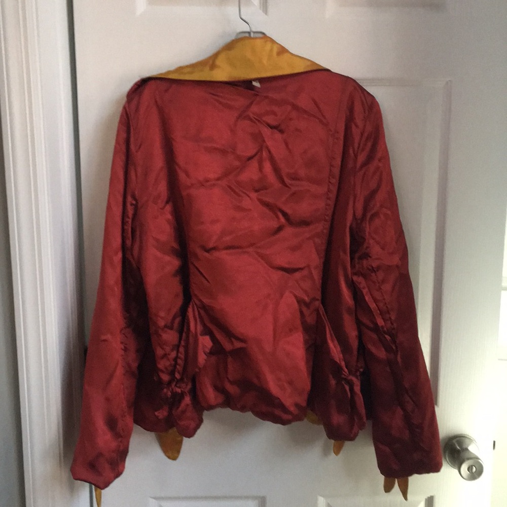 Reversible Silk Jacket - Size Large - image 4